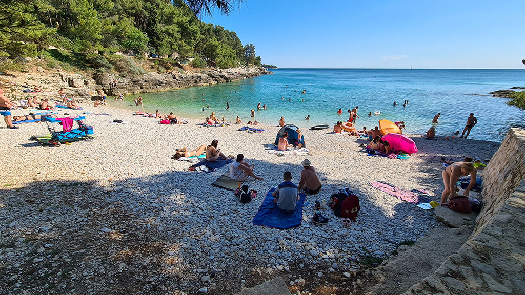 Gortanova-Bucht Strand